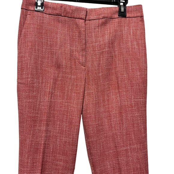 Ann Taylor | Women's Curvy Fit Coral Tapered Pants - Picture 3 of 7